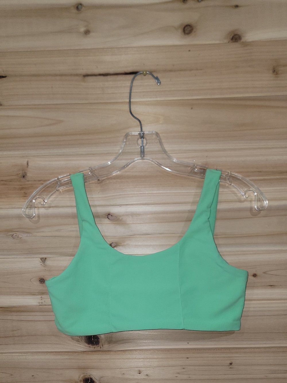 Women's Mint Green Scoop Bralette - Lightweight Support